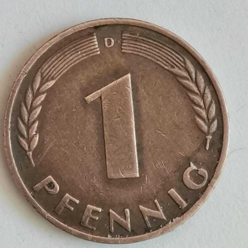 ALMANYA  1950 D        1   PFENNIG