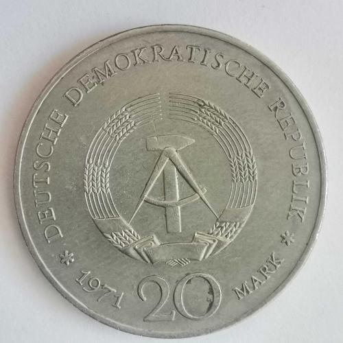 ALMANYA  1971     20   MARK   HATIRA Heinrich Mann'ın Doğumunun 100. Yıldönümü