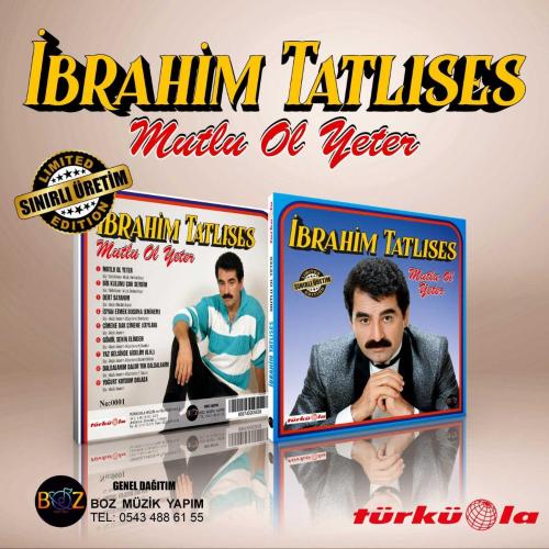 İBRAHİM TATLISES MUTLU OL YETER  CD  JELATİNLİ FARKLI BASKI
