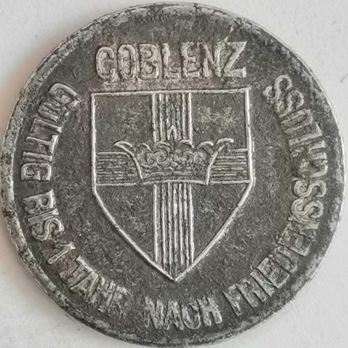 ALMANYA  1918     10 PFENNIG    KRIEGSGELD  KOBLENZ  SAVAŞ PARASI