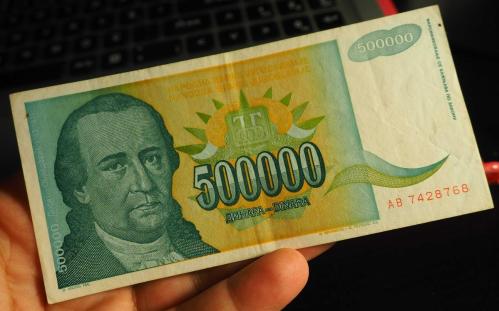 YUGOSLAVYA 500.000 DİNAR ÇÇT