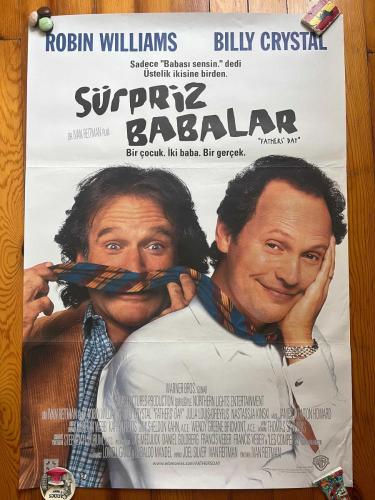 Sürpriz Babalar / Fathers’ Day (1997) Orijinal Film Afişi – Robin Williams, Billy Crystal