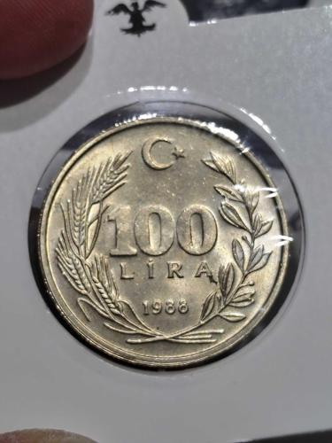 1988 Yılı 100 Lira Çil