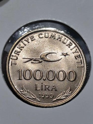 1999 Yılı 100000 Bin Lira Çil