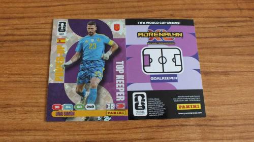 2026 Panini FIFA World Cup Unai Simón SPECIAL 2 / Top Keeper No:557