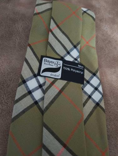 70'ler Vintage Burberry Ekose Kravat