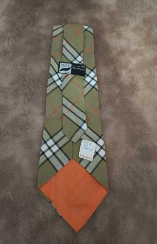 70'ler Vintage Burberry Ekose Kravat