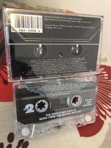 The Godfather Part 3 III Musıc From The Orıgınal Motıon Pıcture Soundtrack Kaset