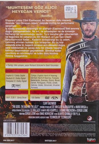 İYİ KÖTÜ VE ÇİRKİN DVD ORJİNAL FİLM 2.EL DVD ( 11728