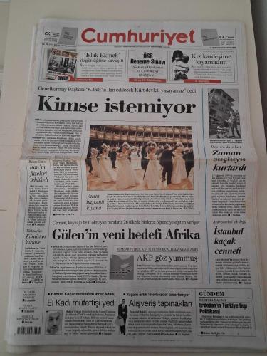CUMHURİYET GAZETESİ 17 Şubat 2007 Cumartesi ( GÜLEN'İN YENİ HEDEFİ AFRİKA / AKP'NİN OY SAHTEKARLIĞI / ERDOĞAN ŞİFRELİ KONUŞTU / OLMERT KUDÜ'Ü SATTI )