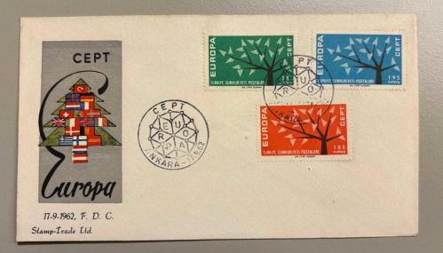 1962 FDC AVRUPA EUROPA CEPT