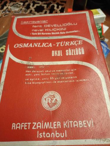 Osmanlıca türkçe okul sözlüğü