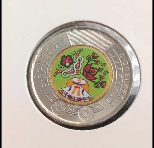 LOT.9 » KANADA 2023 YILI MİNELİ 2 DOLAR HATIRA ÇiL