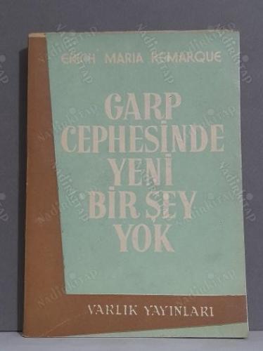Garp Cephesinde Yeni Bir Şey Yok