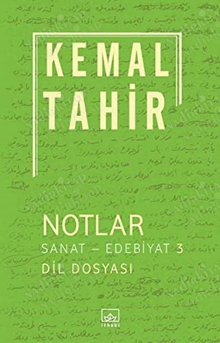 Notlar / Sanat - Edebiyat 3 Dil Dosyası