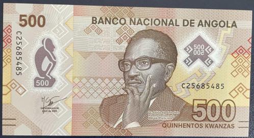 ANGOLA  500 KWANSAS ÇİL POLİMER 2024 PARA.