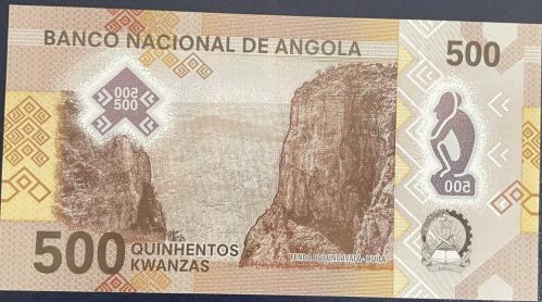 ANGOLA  500 KWANSAS ÇİL POLİMER 2024 PARA.