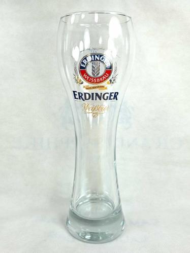 VINTAGE ERDINGER WEISBRAU AUS BAYERN 0,5 L. BÜYÜK BOY CAM BİRA BARDAĞI