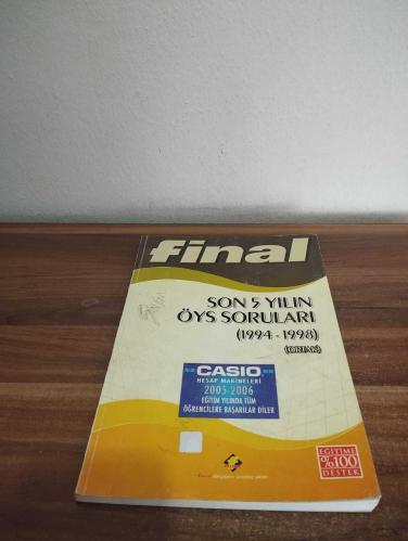 SON 5 YILIN ÖYS SORULARI ( 1994 - 1998 ) ORTAK (AÇIKLAMALARI OKUYUN! )