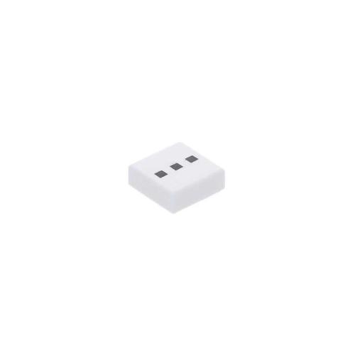 Lego® 3070pb085 Fayans - 1x1 3 Siyah Kare Desenli (Beyaz)