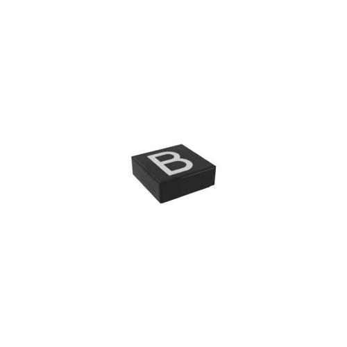 Lego® 3070pb010 Fayans - 1x1 Gümüş Büyük B Harfi Desenli (Siyah)