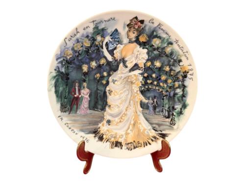 limoges limitli üretim porselen duvar tabağı - 21 cm çapında - 98gıu1