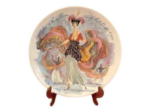 limoges limitli üretim porselen duvar tabağı - 21 cm çapında - 98gıu12
