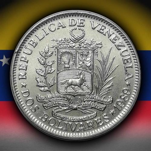 Venezuela 1989 Yılı 2 Bolivar ÇİL
