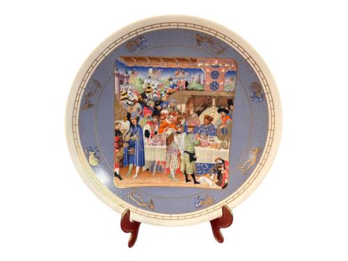 limoges limitli üretim porselen duvar tabağı - 24,5 cm çapında