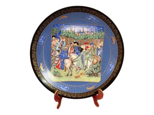 limoges limitli üretim porselen duvar tabağı - 24,5 cm çapında - 2754745