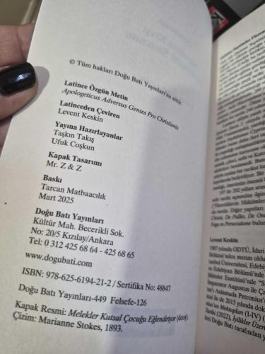 Paganlara Karşı Hıristiyanlık Savunusu