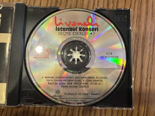 Livaneli istanbul konseri Seçme eserler 7 (Dönem Baskı)