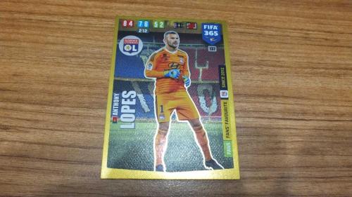 2020 Panini FIFA 365 Anthony Lopes Olympique Lyonnais Fans' Favourite Kart No:137