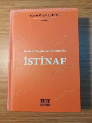 Medeni Yargılama Hukukunda İstinaf (İMZALI)