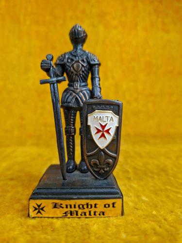 VINTAGE KNIGHT OF MALTA MİNYATÜR HEYKEL BİBLO
