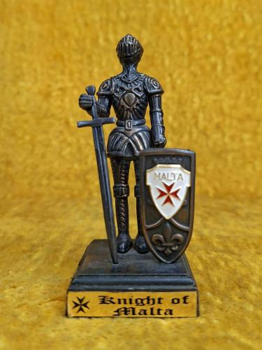 VINTAGE KNIGHT OF MALTA MİNYATÜR HEYKEL BİBLO