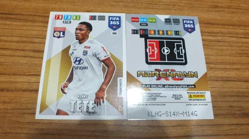 2020 Panini FIFA 365 Kenny Tete Olympique Lyonnais Team Mate Kart No:145