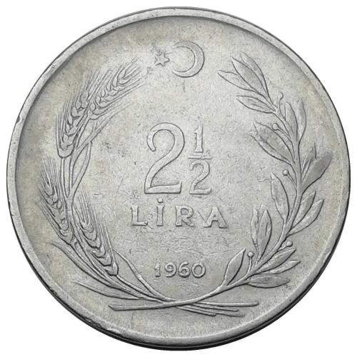 1960 Yılı 2½ TL ÇÇT