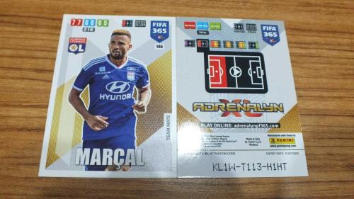 2020 Panini FIFA 365 Marçal Olympique Lyonnais Team Mate Kart No:146