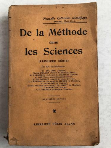 De La Méthode Dans Les Sciences (Première Série)