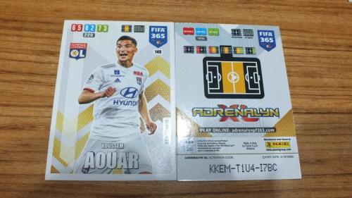 2020 Panini FIFA 365 Houssem Aouar Olympique Lyonnais Team Mate Kart No:149