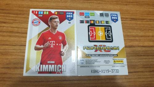 2020 Panini FIFA 365 Joshua Kimmich FC Bayern München Team Mate Kart No:182