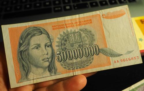 YUGOSLAVYA 50.000.000 DİNAR ÇT*