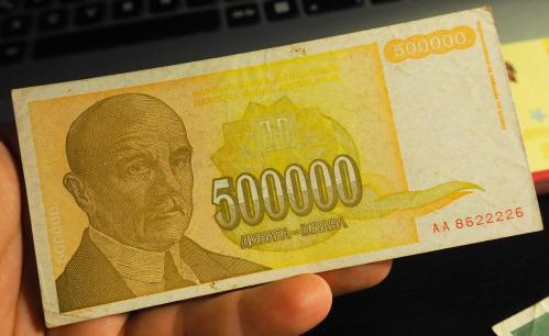 YUGOSLAVYA 500.000 DİNAR ÇT