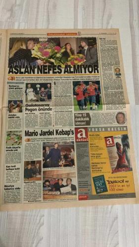 FOTOMAÇ SPOR GAZETESİ - TURKISH NEWSPAPER - DOĞUM GÜNÜ HEDİYESİ  - EKSİKSİZ TAM TAKIM GAZETE -18 OCAK 2001  CNN TERİM’İ ALKIŞLADI – GUERIN SPORTIVO TERİM’İ KAPAK YAPTI – TERİM MİLAN’A GİDECEK Mİ? – DENİZLİ KÖŞEYE SIKIŞTI – TRABZONSPOR 7’DE 6 – YILDIZLAR NEDEN SİNİRLİ? – FENER GÜLE OYNAYA TURLADI (KORAÇ KUPASI) – ANDREW ILIE İNTİKAM ALDI – UCUZCI GALATASARAY (BEDAVA KAMP) – FUTBOL KOMİTESİ’NİN YENİ PATRONU: ALTINSAY – HANGİSİNDEN VAZGEÇMELİ? (MİRKOVİÇ, JOHNSON, LAZETİÇ, RAPAIÇ, REVIVO, ANDERSSON) – OKAN & EMRE GİDECEK Mİ? – GİTMEK Mİ ZOR, KALMAK MI? (TERİM KARARI)  FATİH TERİM – GORİ – GUERIN SPORTIVO – CNN – DOĞAN ERSAVAŞ – MUSTAFA DENİZLİ – ANDERSSON – YUSUF – RAPAIÇ – LAZETİÇ – TOMISLAV – SERDAR – HAYDAR PINARCI – PASCAL NOUMA – ALTAN TANRIKULU – İBRAHİM ALTINSAY – ZORAN MİRKOVİÇ – SAMUEL JOHNSON – NİCOLA LAZETİÇ – MİLAN RAPAIÇ – HAİM REVIVO – JAN KOLLER – OKAN BURUK – EMRE BELÖZOĞLU – BERLUSCONI – RUI COSTA – TOLDO – CHIESA – DI LIVIO – MARCO TARDELLI – FRANCESCO GUIDOLIN – ZACCHERO
