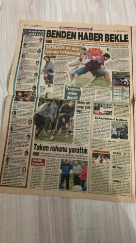 FOTOMAÇ SPOR GAZETESİ - TURKISH NEWSPAPER - DOĞUM GÜNÜ HEDİYESİ  - EKSİKSİZ TAM TAKIM GAZETE -19 OCAK 2001  GORİ MUTLU, TERİM SESSİZ – DENİZLİ’NİN FORMÜLÜ – YENİ LİDER RAPAIÇ – REVIVO’YA AHLAKİ DESTEK – TRANSFER SORUNLARI (RÜŞTÜ, OĞUN, ABDULLAH, MİRKOVİÇ, RAPAIÇ, REVIVO) – BENİM ADIM CİMBOM (POGON MAÇI) – İLK RAUNT TERİM’İN – ÖZKAN SÜMER FREN YAPTIRDI – EFES’E EVDE BAKILMIYOR – NAKLEN YAYIN İHALESİ BUGÜN – BEŞİKTAŞ ARAYIŞTA – FENER YERE İNİYOR – RAPAIÇ OLMAZ – BALİÇ: YAKAMI BIRAKIN – SERHAT’A SAHİP ÇIKIN – UNUTKAN APO – ŞİİR DEFTERİMDEN  FATİH TERİM – GORİ – TELE MONTE CARLO – KENNET ANDERSSON – MUSTAFA DENİZLİ – RAPAIÇ – BALİÇ – SERHAT – HAİM REVIVO – YUSUF – RÜŞTÜ – OĞUN – ABDULLAH – ZORAN MİRKOVİÇ – NEWCASTLE – ALİ DURÜST – JARDEL – SERKAN – AHMET – HASAN – MARCIO – ÖZKAN SÜMER – EFES PİLSEN – KRKA TELEKOM – HAMDİ AŞKAR – FERUDUN NİGDELİOĞLU – HASIM ŞAHİN  GALATASARAY – FENERBAHÇE – BEŞİKTAŞ – TRABZONSPOR – KOCAELİSPOR – POGON – BAYER LEVERKUSEN – ROSENBORG – ANTALYA – CSKA MOSKOVA