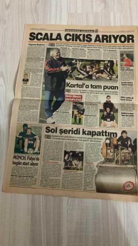 FOTOMAÇ SPOR GAZETESİ - TURKISH NEWSPAPER - DOĞUM GÜNÜ HEDİYESİ  - EKSİKSİZ TAM TAKIM GAZETE -19 OCAK 2001  GORİ MUTLU, TERİM SESSİZ – DENİZLİ’NİN FORMÜLÜ – YENİ LİDER RAPAIÇ – REVIVO’YA AHLAKİ DESTEK – TRANSFER SORUNLARI (RÜŞTÜ, OĞUN, ABDULLAH, MİRKOVİÇ, RAPAIÇ, REVIVO) – BENİM ADIM CİMBOM (POGON MAÇI) – İLK RAUNT TERİM’İN – ÖZKAN SÜMER FREN YAPTIRDI – EFES’E EVDE BAKILMIYOR – NAKLEN YAYIN İHALESİ BUGÜN – BEŞİKTAŞ ARAYIŞTA – FENER YERE İNİYOR – RAPAIÇ OLMAZ – BALİÇ: YAKAMI BIRAKIN – SERHAT’A SAHİP ÇIKIN – UNUTKAN APO – ŞİİR DEFTERİMDEN  FATİH TERİM – GORİ – TELE MONTE CARLO – KENNET ANDERSSON – MUSTAFA DENİZLİ – RAPAIÇ – BALİÇ – SERHAT – HAİM REVIVO – YUSUF – RÜŞTÜ – OĞUN – ABDULLAH – ZORAN MİRKOVİÇ – NEWCASTLE – ALİ DURÜST – JARDEL – SERKAN – AHMET – HASAN – MARCIO – ÖZKAN SÜMER – EFES PİLSEN – KRKA TELEKOM – HAMDİ AŞKAR – FERUDUN NİGDELİOĞLU – HASIM ŞAHİN  GALATASARAY – FENERBAHÇE – BEŞİKTAŞ – TRABZONSPOR – KOCAELİSPOR – POGON – BAYER LEVERKUSEN – ROSENBORG – ANTALYA – CSKA MOSKOVA