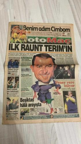 FOTOMAÇ SPOR GAZETESİ - TURKISH NEWSPAPER - DOĞUM GÜNÜ HEDİYESİ  - EKSİKSİZ TAM TAKIM GAZETE -19 OCAK 2001  GORİ MUTLU, TERİM SESSİZ – DENİZLİ’NİN FORMÜLÜ – YENİ LİDER RAPAIÇ – REVIVO’YA AHLAKİ DESTEK – TRANSFER SORUNLARI (RÜŞTÜ, OĞUN, ABDULLAH, MİRKOVİÇ, RAPAIÇ, REVIVO) – BENİM ADIM CİMBOM (POGON MAÇI) – İLK RAUNT TERİM’İN – ÖZKAN SÜMER FREN YAPTIRDI – EFES’E EVDE BAKILMIYOR – NAKLEN YAYIN İHALESİ BUGÜN – BEŞİKTAŞ ARAYIŞTA – FENER YERE İNİYOR – RAPAIÇ OLMAZ – BALİÇ: YAKAMI BIRAKIN – SERHAT’A SAHİP ÇIKIN – UNUTKAN APO – ŞİİR DEFTERİMDEN  FATİH TERİM – GORİ – TELE MONTE CARLO – KENNET ANDERSSON – MUSTAFA DENİZLİ – RAPAIÇ – BALİÇ – SERHAT – HAİM REVIVO – YUSUF – RÜŞTÜ – OĞUN – ABDULLAH – ZORAN MİRKOVİÇ – NEWCASTLE – ALİ DURÜST – JARDEL – SERKAN – AHMET – HASAN – MARCIO – ÖZKAN SÜMER – EFES PİLSEN – KRKA TELEKOM – HAMDİ AŞKAR – FERUDUN NİGDELİOĞLU – HASIM ŞAHİN  GALATASARAY – FENERBAHÇE – BEŞİKTAŞ – TRABZONSPOR – KOCAELİSPOR – POGON – BAYER LEVERKUSEN – ROSENBORG – ANTALYA – CSKA MOSKOVA