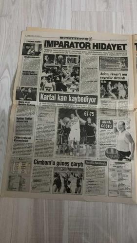 FOTOMAÇ SPOR GAZETESİ - TURKISH NEWSPAPER - DOĞUM GÜNÜ HEDİYESİ  - EKSİKSİZ TAM TAKIM GAZETE -22 OCAK 2001  SÖKE LİGE SÜRESİZ ERTELEME – KALSIN %61, GİTSİN %39 (TERİM ANKETİ) – ATALANTA İLE BERABERE KALDI – RIDVAN DİLMEN YORUMU – HİDAYET PORTLAND’A KARŞI – IRKÇI PANKART (TERİM’E EVİNE DÖN MESAJI) – BELEK’TE PENALTI MÜCADELESİ (FENERBAHÇE-KESKİNSPOR) – CELİL SEVİNDİRDİ, RAPAIÇ 10 GÜN YOK – LAZETİÇ PENALTI GERGİNLİĞİ – SERGEN HATASINI KABUL ETTİ – HAMOĞLU ÇAKIRKEYİF – HAGİ’SİZ DE ASLAN – CİM-BOM’A TERAPİ (ANTALYA KAMPI) – JARDEL’DE BOŞ YOK – OKAN YENİDEN DOĞDU – SERKAN’DAN İYİ HABER – KAMP ANALİZİ (TAFFAREL, BÜLENT, POPESCU, CAPONE, HAKAN, OKAN, EMRE, SUAT, ARİF, SERKAN, BÜLENT AKIN, FARUK, KEREM, MEHMET BÖLÜKBAŞI)  FATİH TERİM – GORİ – CHIESA – RIDVAN DİLMEN – HİDAYET TÜRKOĞLU – OGÜN – LAZETİÇ – REVIVO – DENİZ MENDİ – CELİL – RAPAIÇ – SERGEN – AHMET HAMOĞLU – SERDAR BİLGİLİ – HAGİ – LUCESCU – CÜNEYT TANMAN – JARDEL – OKAN BURUK – EMRE BELÖZOĞLU – TAFFAREL – BÜLENT KORKMAZ – POPESCU – CA