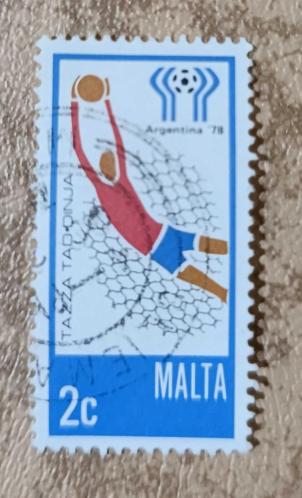 Malta _ damgalı pul